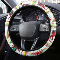 Amazing Bigfoot Christmas Steering Wheel Cover Xmas Holiday Patterns - Wonder Print Shop