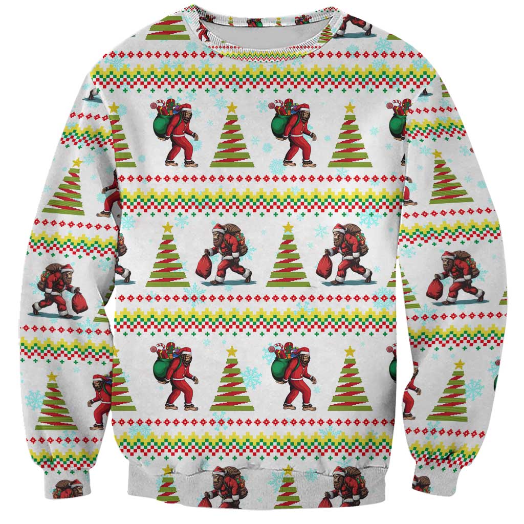 Amazing Bigfoot Christmas Sweatshirt Xmas Holiday Patterns - Wonder Print Shop