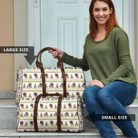 Amazing Bigfoot Christmas Travel Bag Xmas Holiday Patterns - Wonder Print Shop