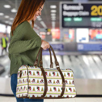 Amazing Bigfoot Christmas Travel Bag Xmas Holiday Patterns - Wonder Print Shop