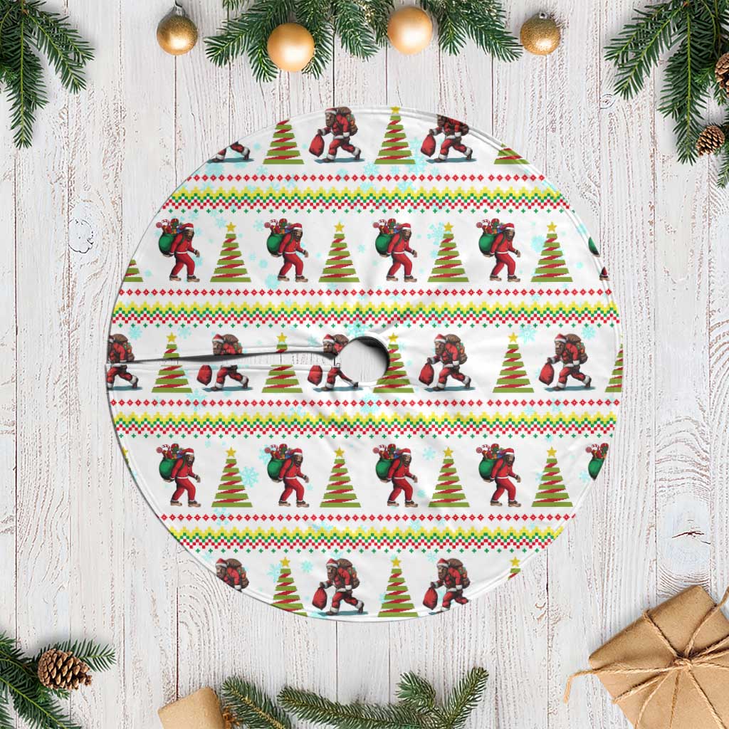 Amazing Bigfoot Christmas Tree Skirt Xmas Holiday Patterns - Wonder Print Shop
