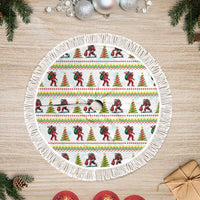 Amazing Bigfoot Christmas Tree Skirt Xmas Holiday Patterns - Wonder Print Shop