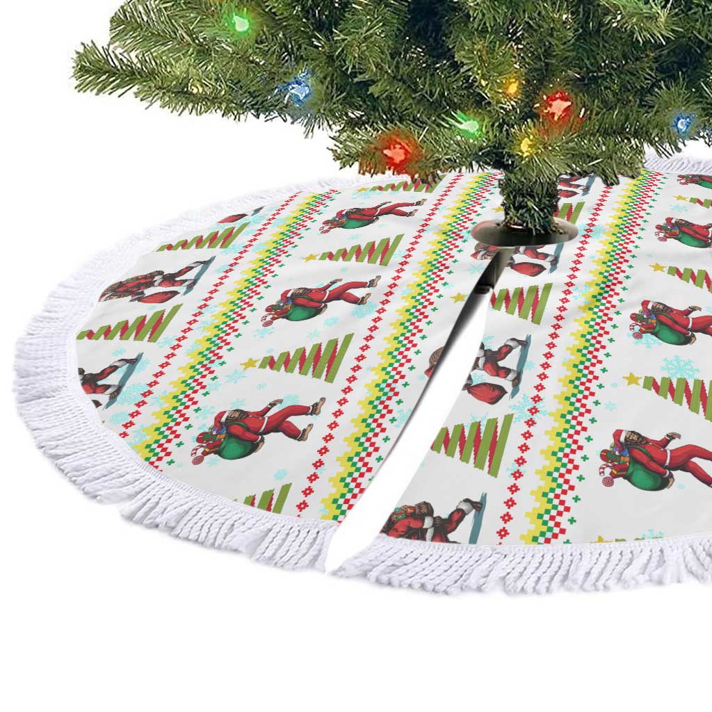 Amazing Bigfoot Christmas Tree Skirt Xmas Holiday Patterns - Wonder Print Shop