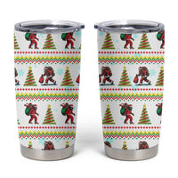 Amazing Bigfoot Christmas Tumbler Cup Xmas Holiday Patterns - Wonder Print Shop