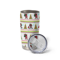 Amazing Bigfoot Christmas Tumbler Cup Xmas Holiday Patterns - Wonder Print Shop
