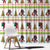 Amazing Bigfoot Christmas Window Curtain Xmas Holiday Patterns - Wonder Print Shop