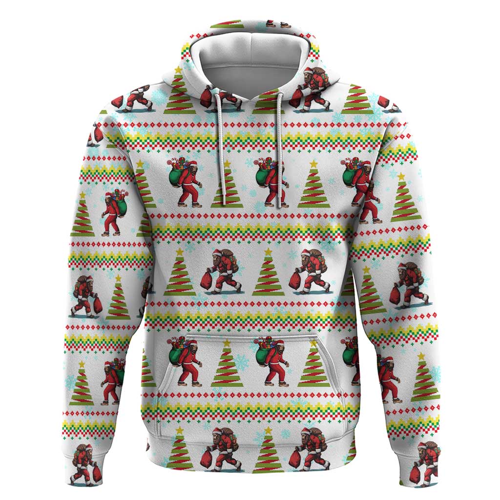 Amazing Bigfoot Christmas Zip Hoodie Xmas Holiday Patterns - Wonder Print Shop