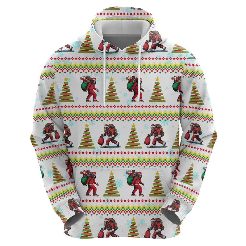 Amazing Bigfoot Christmas Zip Hoodie Xmas Holiday Patterns - Wonder Print Shop