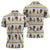 Amazing Bigfoot Christmas Zipper Polo Shirt Xmas Holiday Patterns - Wonder Print Shop