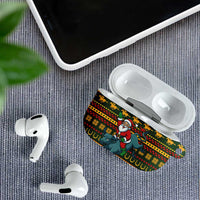 Amazing Cowboy Santa Claus Christmas AirPods Case Xmas Holiday Patterns - Wonder Print Shop
