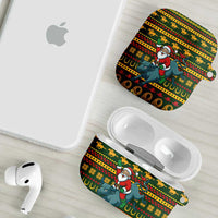Amazing Cowboy Santa Claus Christmas AirPods Case Xmas Holiday Patterns - Wonder Print Shop