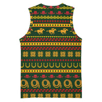 Amazing Cowboy Santa Claus Christmas Basketball Jersey Xmas Holiday Patterns - Wonder Print Shop