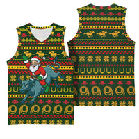 Amazing Cowboy Santa Claus Christmas Basketball Jersey Xmas Holiday Patterns - Wonder Print Shop