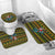 Amazing Cowboy Santa Claus Christmas Bathroom Set Xmas Holiday Patterns - Wonder Print Shop