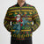 Amazing Cowboy Santa Claus Christmas Bomber Puffer Jacket Xmas Holiday Patterns - Wonder Print Shop
