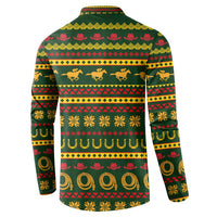 Amazing Cowboy Santa Claus Christmas Button Sweatshirt Xmas Holiday Patterns - Wonder Print Shop