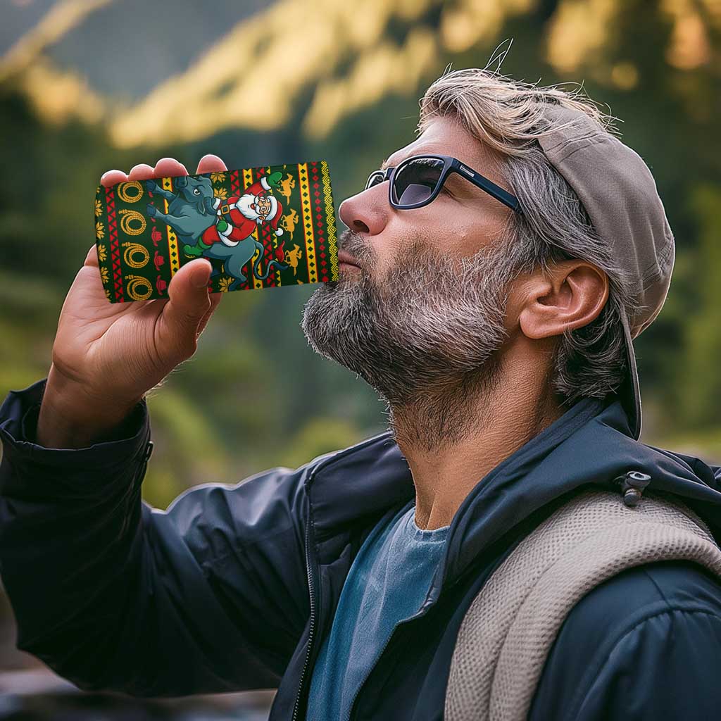 Amazing Cowboy Santa Claus Christmas 4 in 1 Can Cooler Tumbler Xmas Holiday Patterns - Wonder Print Shop