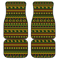Amazing Cowboy Santa Claus Christmas Car Mats Xmas Holiday Patterns - Wonder Print Shop