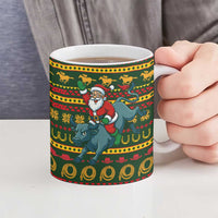 Amazing Cowboy Santa Claus Christmas Ceramic Mug Xmas Holiday Patterns - Wonder Print Shop