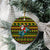 Amazing Cowboy Santa Claus Christmas Ceramic Ornament Xmas Holiday Patterns - Wonder Print Shop
