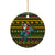Amazing Cowboy Santa Claus Christmas Ceramic Ornament Xmas Holiday Patterns - Wonder Print Shop