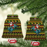 Amazing Cowboy Santa Claus Christmas Ceramic Ornament Xmas Holiday Patterns - Wonder Print Shop