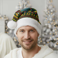 Amazing Cowboy Santa Claus Christmas Santa Hat Xmas Holiday Patterns - Wonder Print Shop
