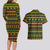 Amazing Cowboy Santa Claus Christmas Couples Matching Long Sleeve Bodycon Dress and Hawaiian Shirt Xmas Holiday Patterns - Wonder Print Shop