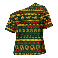 Amazing Cowboy Santa Claus Christmas Cross Shoulder Shirt Xmas Holiday Patterns - Wonder Print Shop