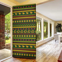 Amazing Cowboy Santa Claus Christmas Door Cover Xmas Holiday Patterns - Wonder Print Shop