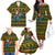 Amazing Cowboy Santa Claus Christmas Family Matching Off The Shoulder Long Sleeve Dress and Hawaiian Shirt Xmas Holiday Patterns - Wonder Print Shop