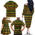 Amazing Cowboy Santa Claus Christmas Family Matching Off The Shoulder Long Sleeve Dress and Hawaiian Shirt Xmas Holiday Patterns - Wonder Print Shop