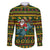 Amazing Cowboy Santa Claus Christmas Family Matching Off The Shoulder Long Sleeve Dress and Hawaiian Shirt Xmas Holiday Patterns - Wonder Print Shop