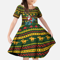 Amazing Cowboy Santa Claus Christmas Family Matching Puletasi and Hawaiian Shirt Xmas Holiday Patterns - Wonder Print Shop