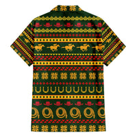 Amazing Cowboy Santa Claus Christmas Family Matching Short Sleeve Bodycon Dress and Hawaiian Shirt Xmas Holiday Patterns - Wonder Print Shop