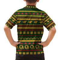 Amazing Cowboy Santa Claus Christmas Family Matching Tank Maxi Dress and Hawaiian Shirt Xmas Holiday Patterns - Wonder Print Shop