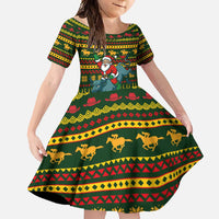 Amazing Cowboy Santa Claus Christmas Family Matching Tank Maxi Dress and Hawaiian Shirt Xmas Holiday Patterns - Wonder Print Shop