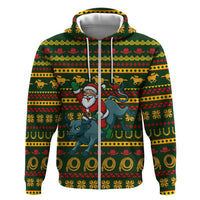 Amazing Cowboy Santa Claus Christmas Hoodie Xmas Holiday Patterns - Wonder Print Shop