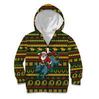 Amazing Cowboy Santa Claus Christmas Kid Hoodie Xmas Holiday Patterns - Wonder Print Shop