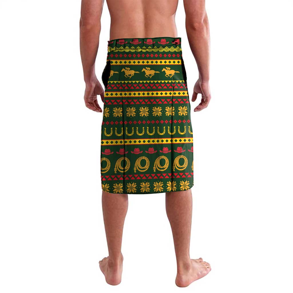 Amazing Cowboy Santa Claus Christmas Lavalava Xmas Holiday Patterns - Wonder Print Shop