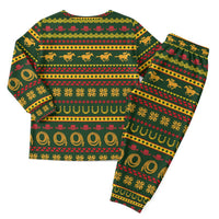 Amazing Cowboy Santa Claus Christmas Pajama Set Xmas Holiday Patterns - Wonder Print Shop