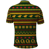 Amazing Cowboy Santa Claus Christmas Polo Shirt Xmas Holiday Patterns - Wonder Print Shop
