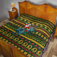 Amazing Cowboy Santa Claus Christmas Quilt Xmas Holiday Patterns - Wonder Print Shop