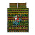 Amazing Cowboy Santa Claus Christmas Quilt Bed Set Xmas Holiday Patterns - Wonder Print Shop
