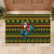 Amazing Cowboy Santa Claus Christmas Rubber Doormat Xmas Holiday Patterns - Wonder Print Shop