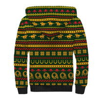 Amazing Cowboy Santa Claus Christmas Sherpa Hoodie Xmas Holiday Patterns - Wonder Print Shop