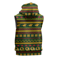 Amazing Cowboy Santa Claus Christmas Sleeveless Hoodie Xmas Holiday Patterns - Wonder Print Shop