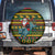 Amazing Cowboy Santa Claus Christmas Spare Tire Cover Xmas Holiday Patterns - Wonder Print Shop