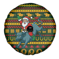 Amazing Cowboy Santa Claus Christmas Spare Tire Cover Xmas Holiday Patterns - Wonder Print Shop