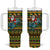 Amazing Cowboy Santa Claus Christmas Tumbler With Handle Xmas Holiday Patterns - Wonder Print Shop